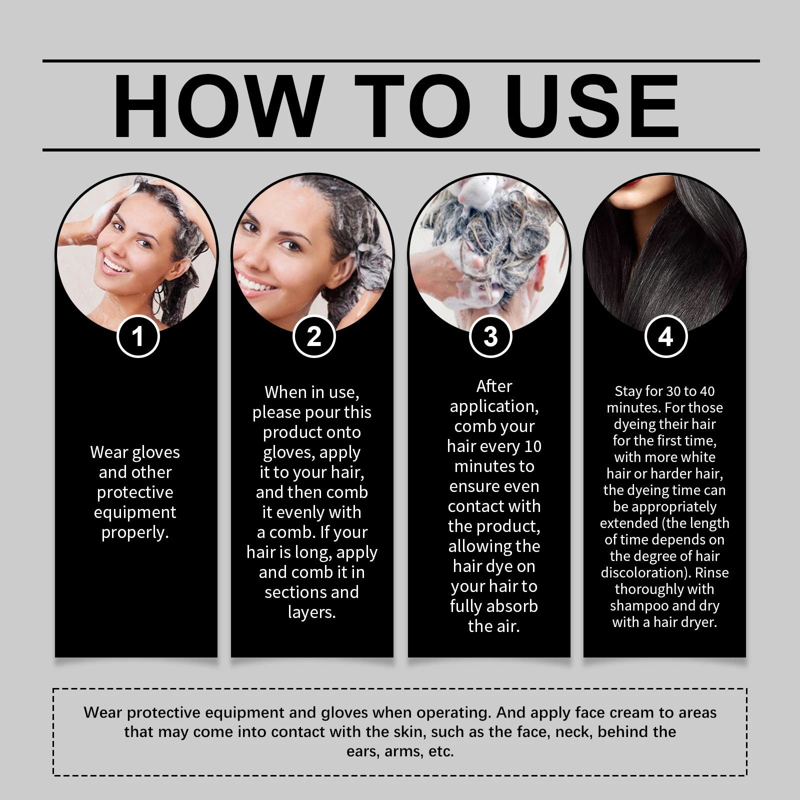 at home hair dye shampoo for quick and easy coloring