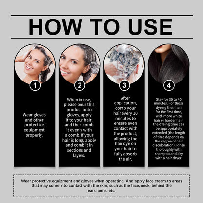 at home hair dye shampoo for quick and easy coloring