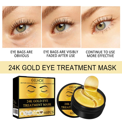 Moisturizing Eye Mask Patches – Dark Circle Removal &amp; Anti‑Wrinkle Treatment