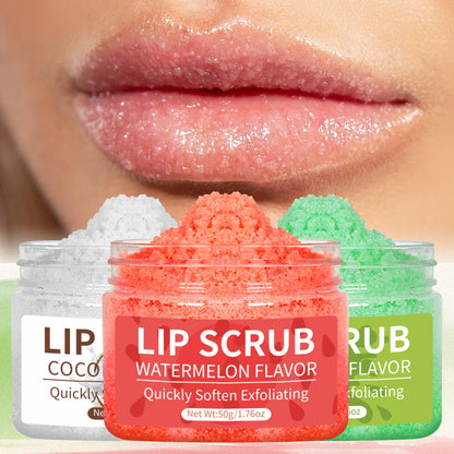 green apple lip scrub for smooth soft lips treatment
