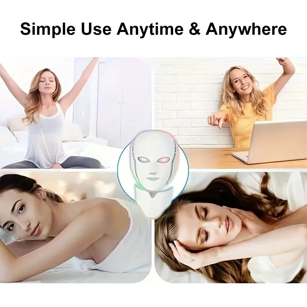 LED Beauty Mask | 7-Color Skin Rejuvenation & Whitening
