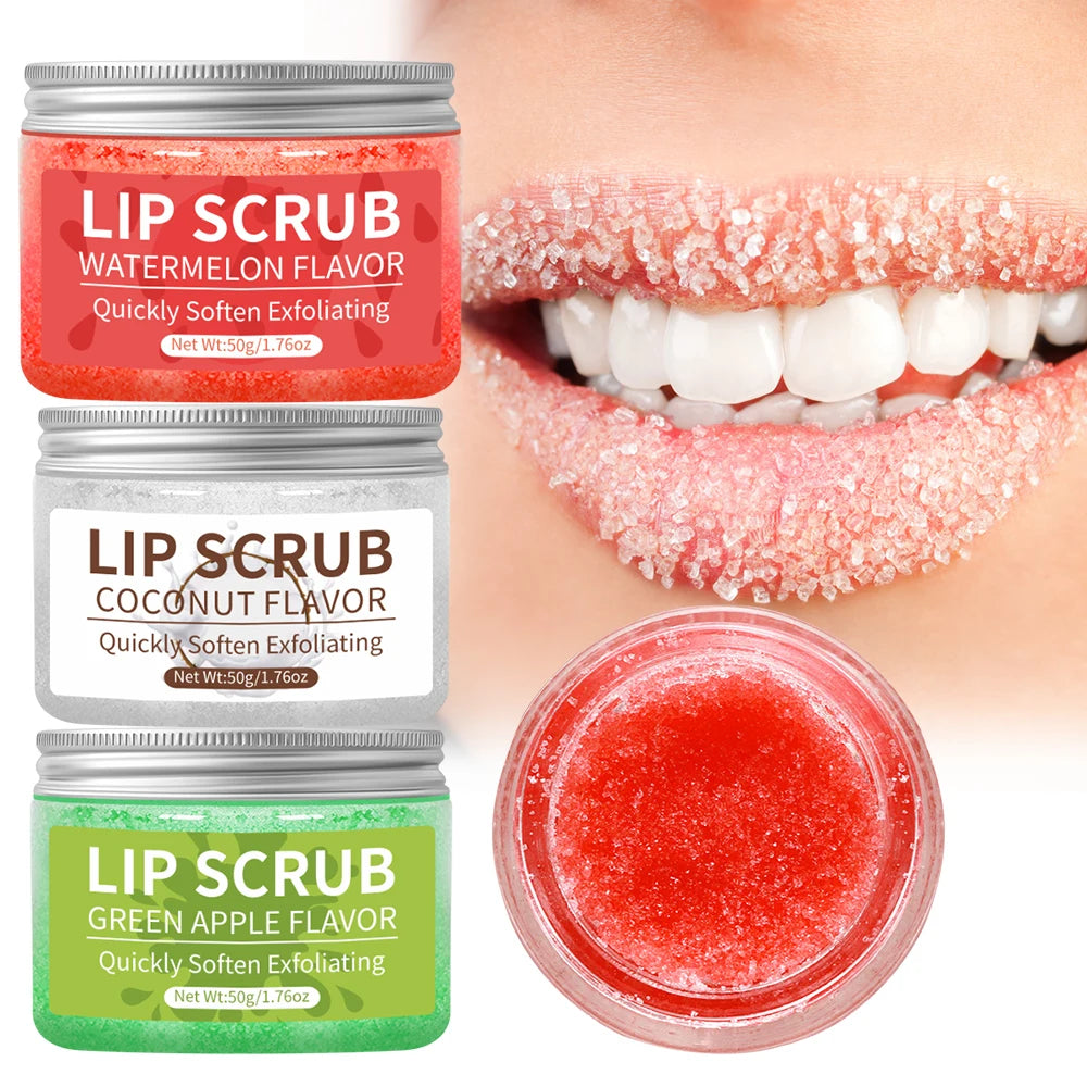 coconut lip scrub exfoliating dry lips moisturizing care
