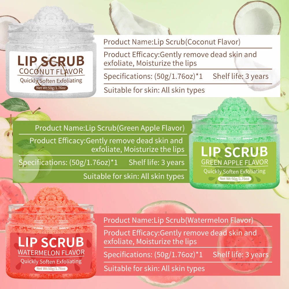 coconut lip scrub exfoliating dry lips moisturizing care
