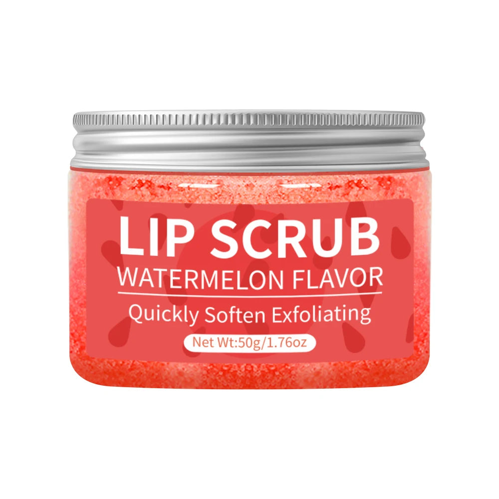 watermelon lip scrub hydrating exfoliator beauty product
