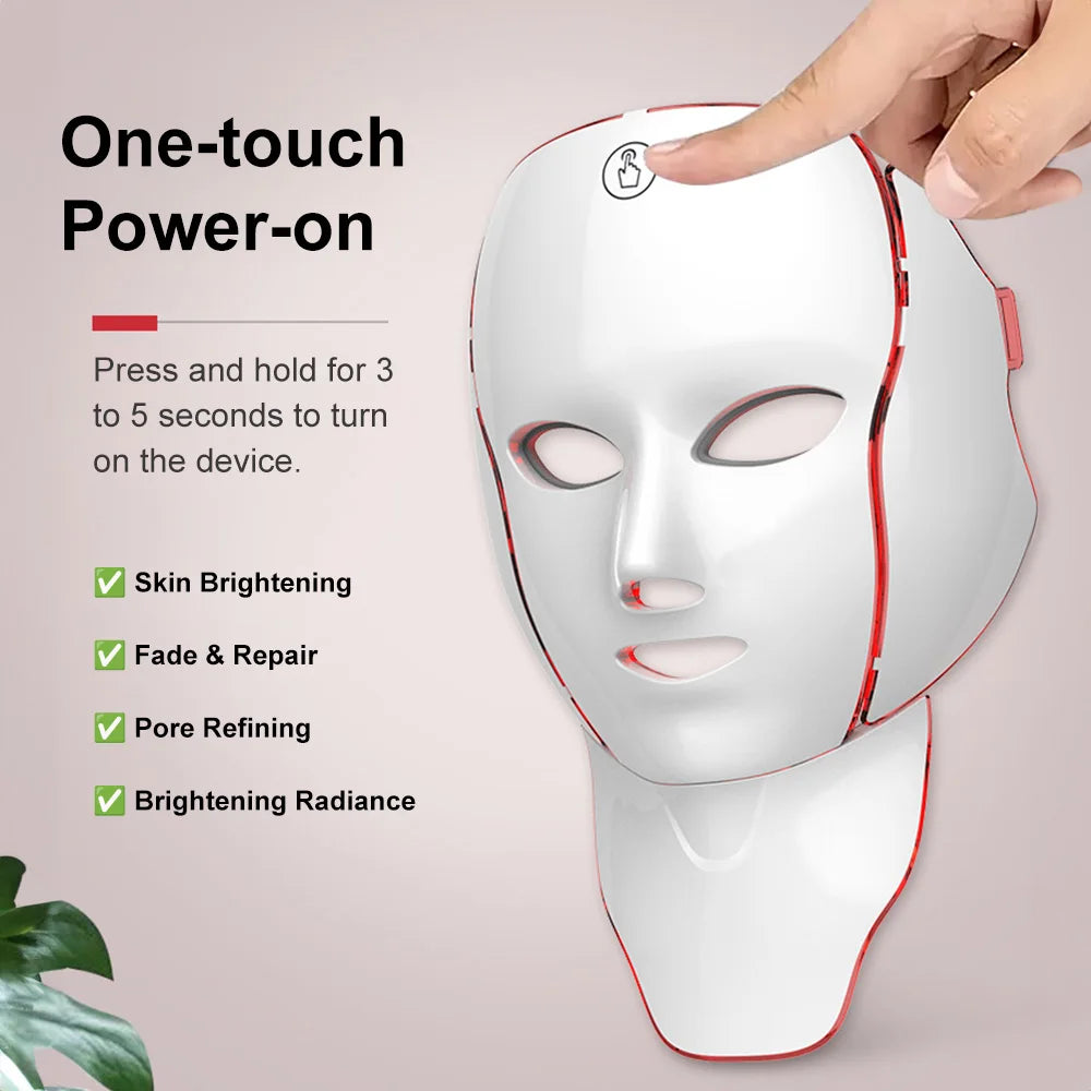 LED Beauty Mask | 7-Color Skin Rejuvenation & Whitening