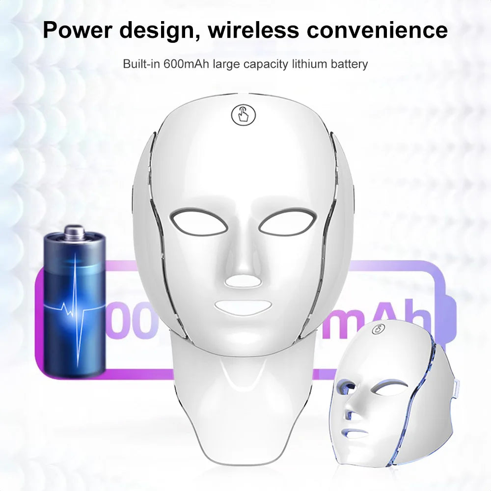 LED Beauty Mask | 7-Color Skin Rejuvenation & Whitening