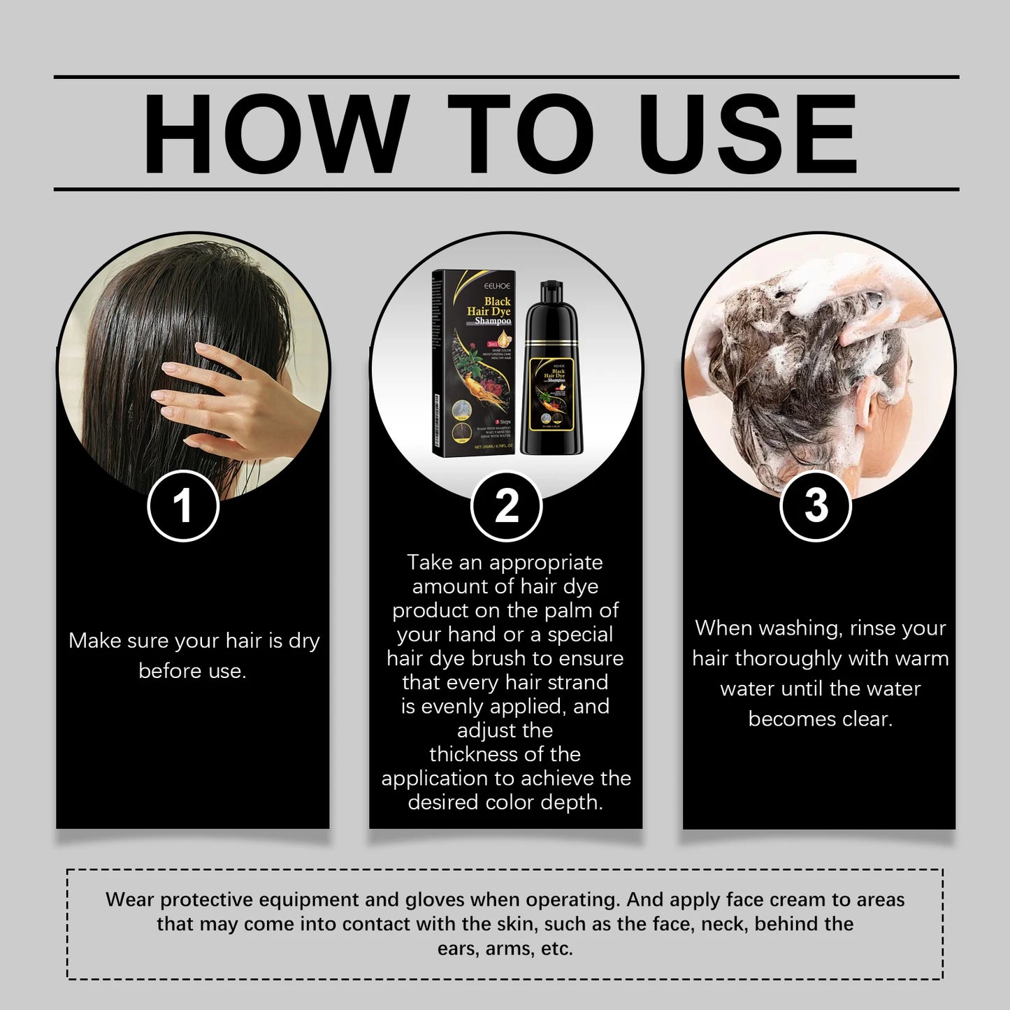 nourishing hair dye for covering white and gray hair

