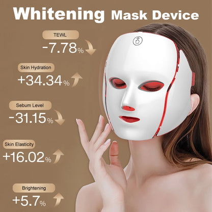 LED Beauty Mask | 7-Color Skin Rejuvenation & Whitening