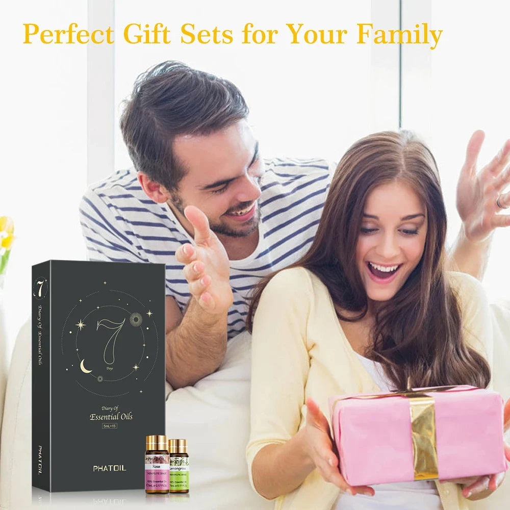 aromatherapy oil set for stress relief and mood boost
