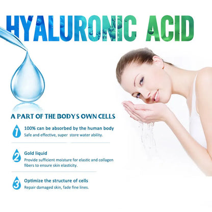 Hyaluronic Acid Serum VC Essence Face Cream Moisturizing Acne Aging & Wrinkles Repair 10PCS