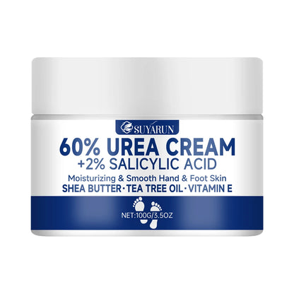 Foot Cream for Cracked Heels & Dry Skin - Intensive Moisturizing Treatment, Callus Remover, Diabetic Foot Care.