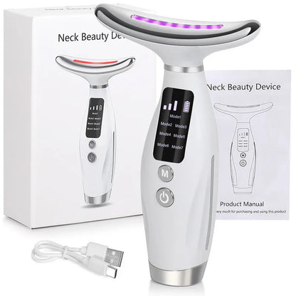 7‑in‑1 Neck & Face Massager for Women – Portable Skin Tightening & Daily Facial Care Tool