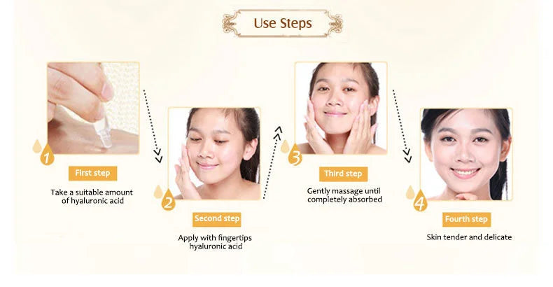 Hyaluronic Acid Serum VC Essence Face Cream Moisturizing Acne Aging & Wrinkles Repair 10PCS