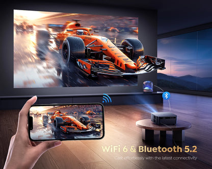 FHD Projector Bluetooth WiFi Projector Netflix Officially