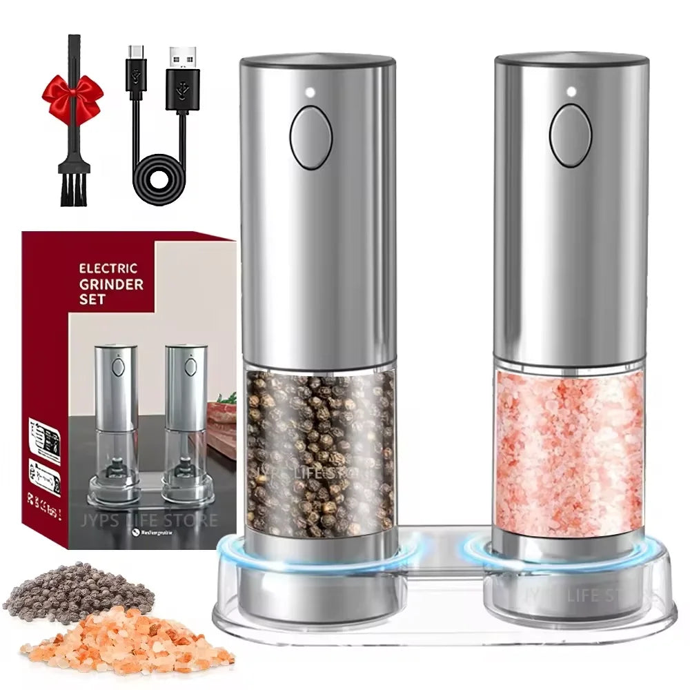 Electric Pepper Grinder Stainless Steel Salt And Pepper