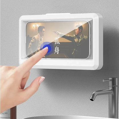 Bathroom Waterproof Phone Holder Home Wall Phone