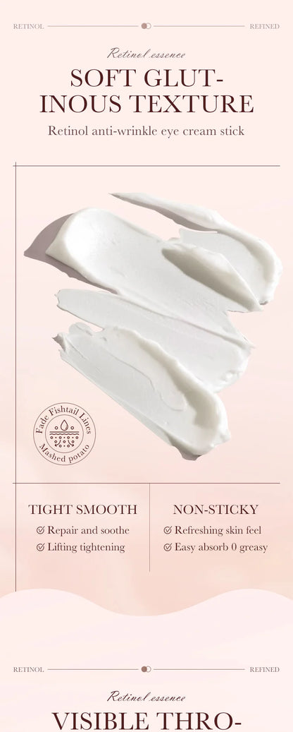 Retinol Eye Cream Stick Removing Anti Dark Circles Under the Eyes Moisturizing Firming Eyes Brighten Eye Skin Care Products