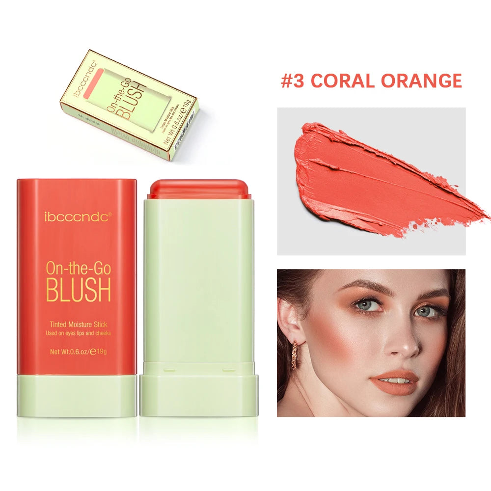 Multi‑Use Moisturizer Stick – Blush, Lips & Eyes Creamy Waterproof
