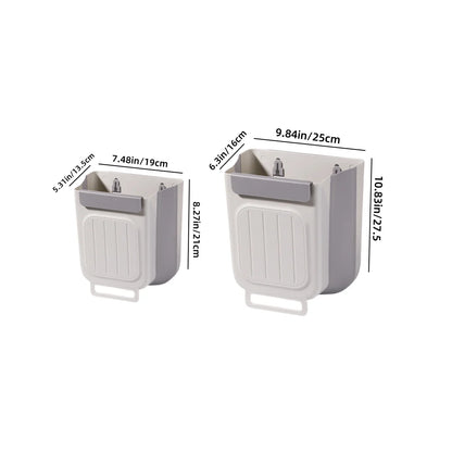 Foldable Trash Can – Wall Mounted Kitchen Cabinet Trash Bin
