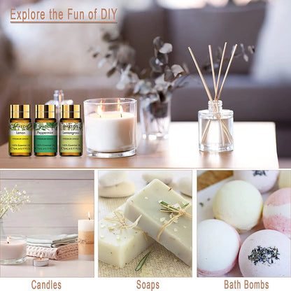 lavender lemon tea tree oils for calming and wellness
