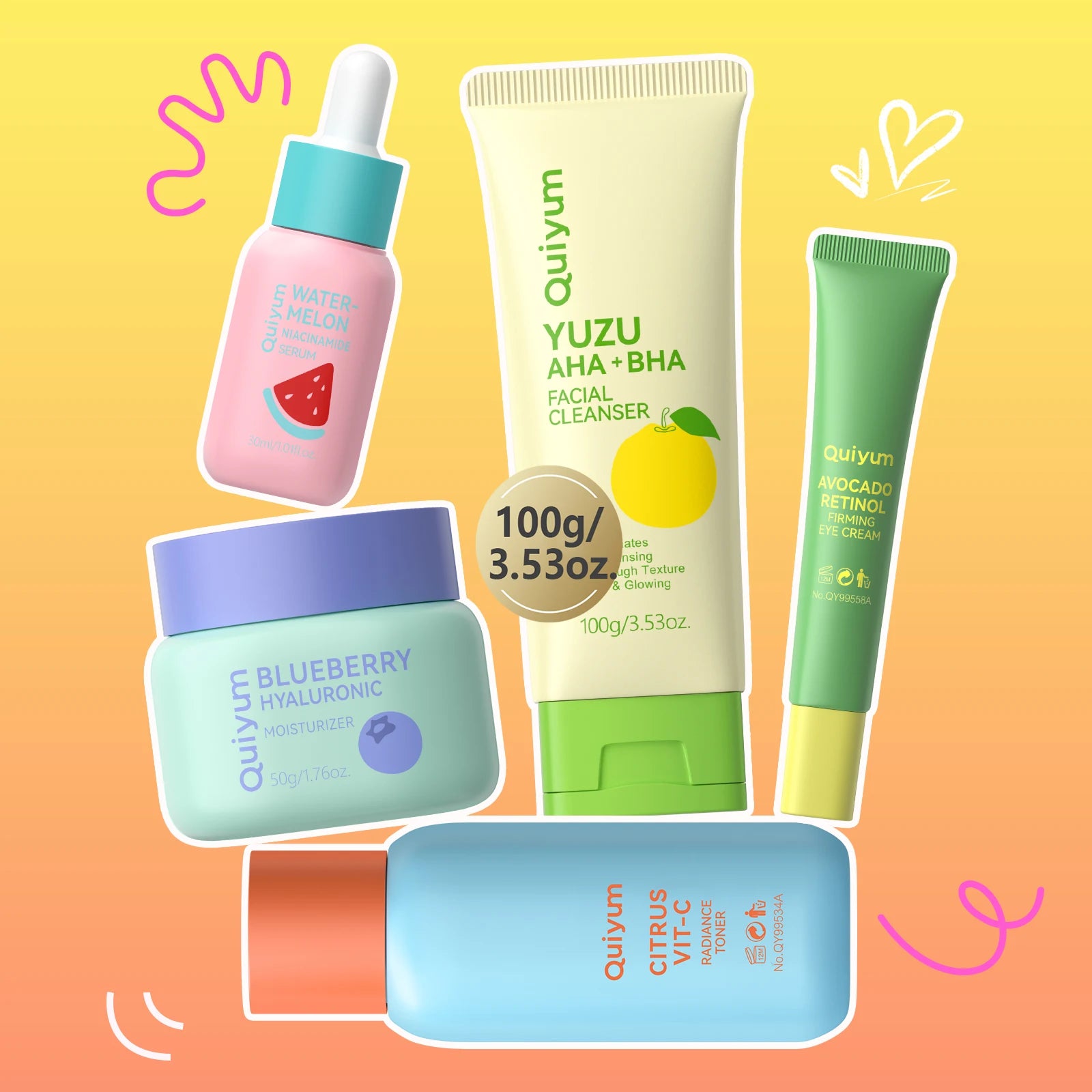 complete facial care set for glowing smooth skin routine
