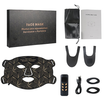 LED 8‑Color Face & Neck Mask – Anti‑Aging, Acne & Skin Tightening