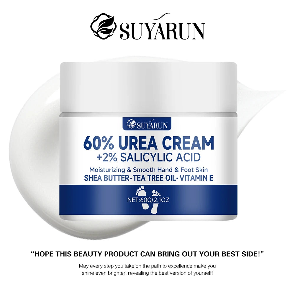 Foot Cream for Cracked Heels & Dry Skin - Intensive Moisturizing Treatment, Callus Remover, Diabetic Foot Care.