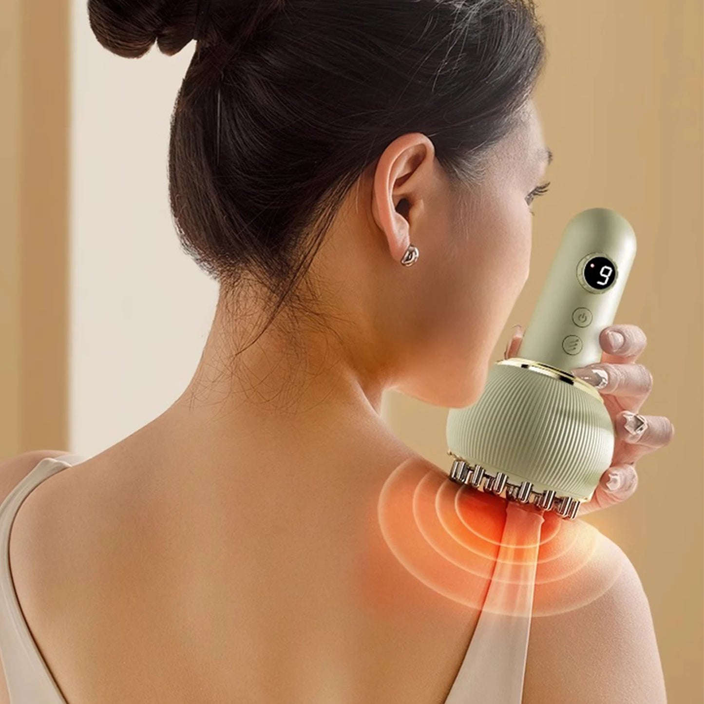 body contouring massager for improving circulation and tone