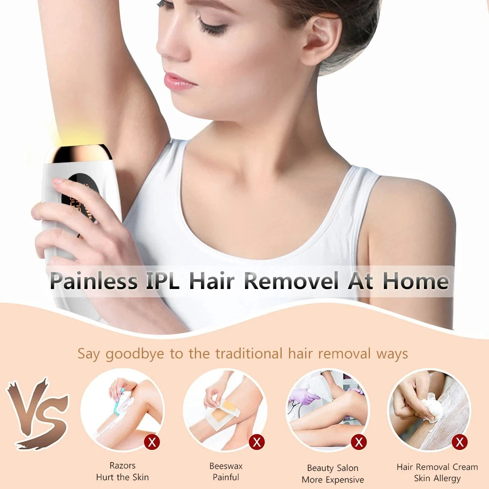 at home hair removal device for smooth skin treatment
