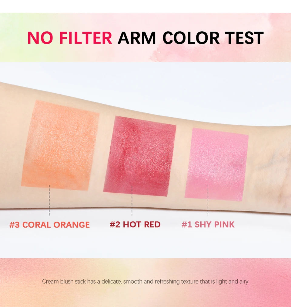 Multi‑Use Moisturizer Stick – Blush, Lips & Eyes Creamy Waterproof