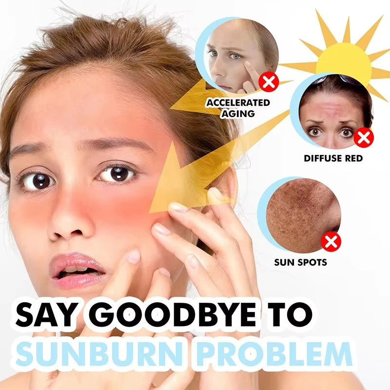 Sunscreen Cream Spf 90+ UV Protective Sunburn Repairing Cream Sun Block Isolation Lotion Moisturizing Oil-Control Face Body Care