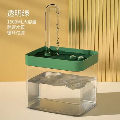 Ultra-Quiet Cat Water Fountain Filter Smart Automatic