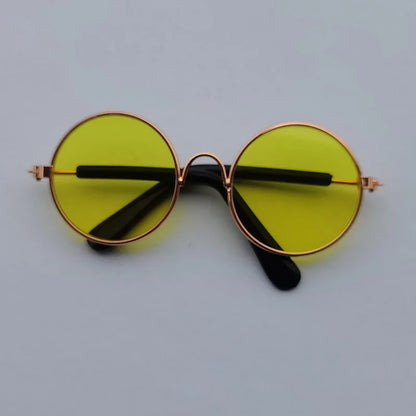 Lovely Vintage Round Cat Sunglasses Reflection Eye