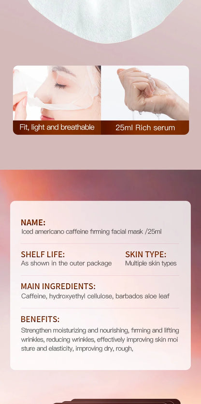 anti wrinkle face mask reducing puffiness and fine lines
