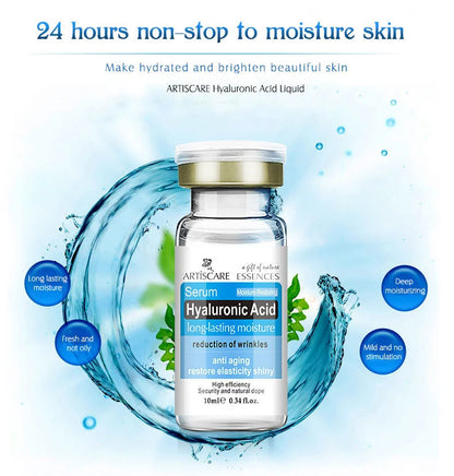 Hyaluronic Acid Serum VC Essence Face Cream Moisturizing Acne Aging & Wrinkles Repair 10PCS
