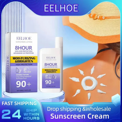Sunscreen Cream Spf 90+ UV Protective Sunburn Repairing Cream Sun Block Isolation Lotion Moisturizing Oil-Control Face Body Care