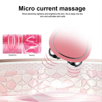 Face Lift Massager Machine Roller Microcurrent