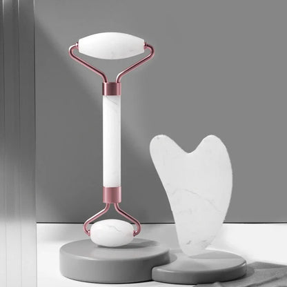 2Pcs Face Massager Roller | Guasha & Skin Care Tools