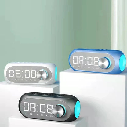 Alarm Clock Radio FM Bluetooth Speaker Portable