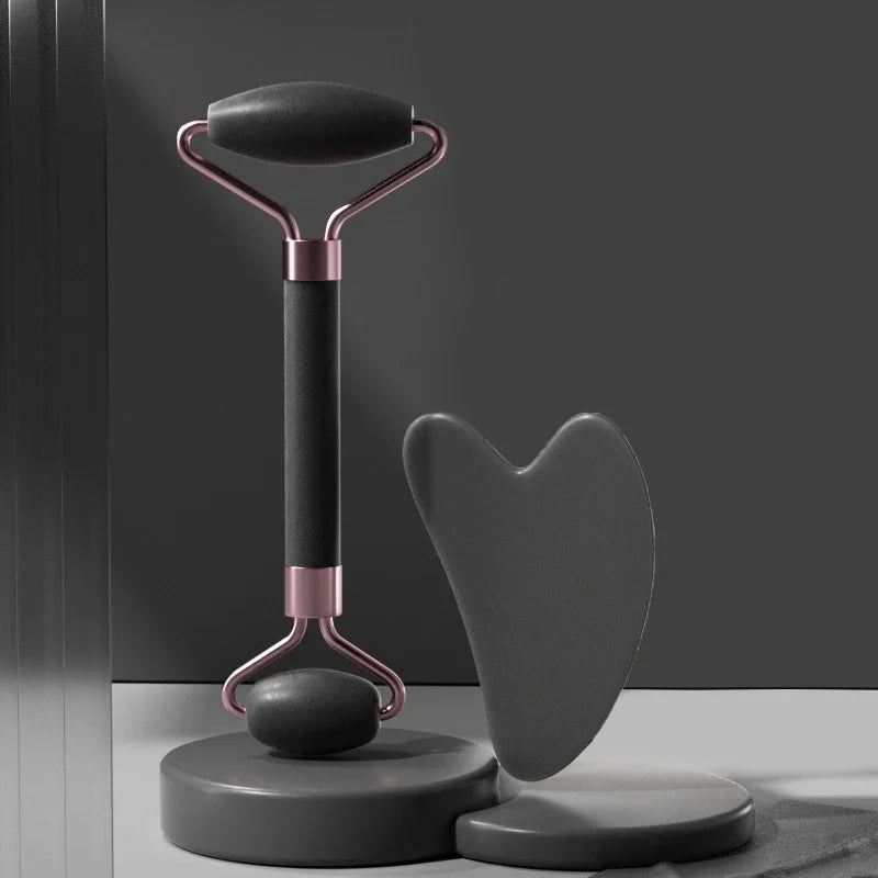 2Pcs Face Massager Roller | Guasha & Skin Care Tools