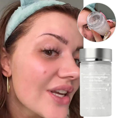 Korean Hyaluronic PDRN Orb Serum Spherical Particles Beads Face Essence Deep Hydration Salmon DNA Plumping Firming Moisturizer