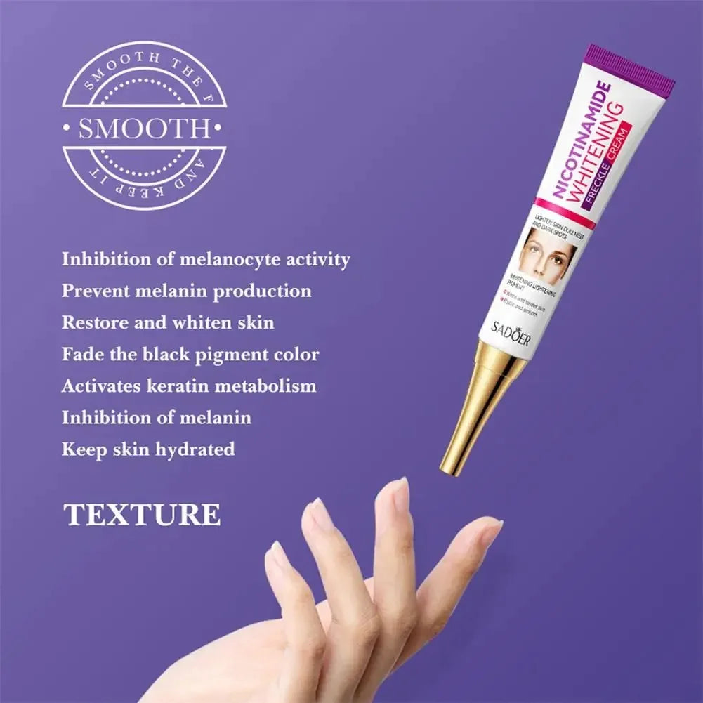 Nicotinamide Brightening Cream – Dark Spot Remover, Whitening & Freckle Fade Moisturizer