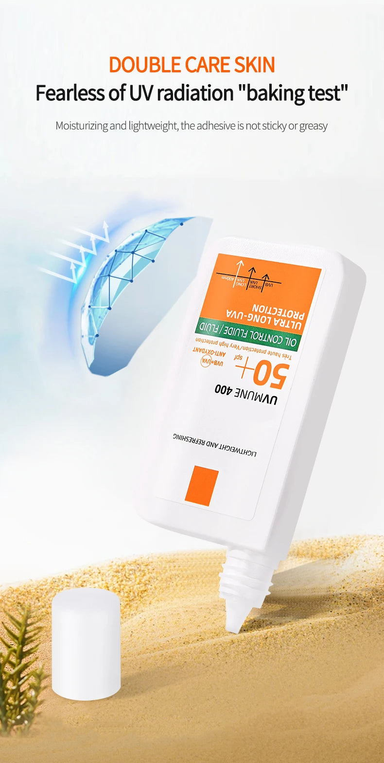 Original SPF50+ Sunscreen Lotion Cream Lasting Moisturizing Refreshing Light and Non Greasy To Prevent Facial and Body Sunburn