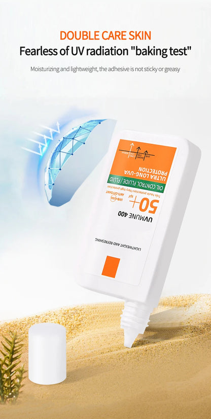 Original SPF50+ Sunscreen Lotion Cream Lasting Moisturizing Refreshing Light and Non Greasy To Prevent Facial and Body Sunburn