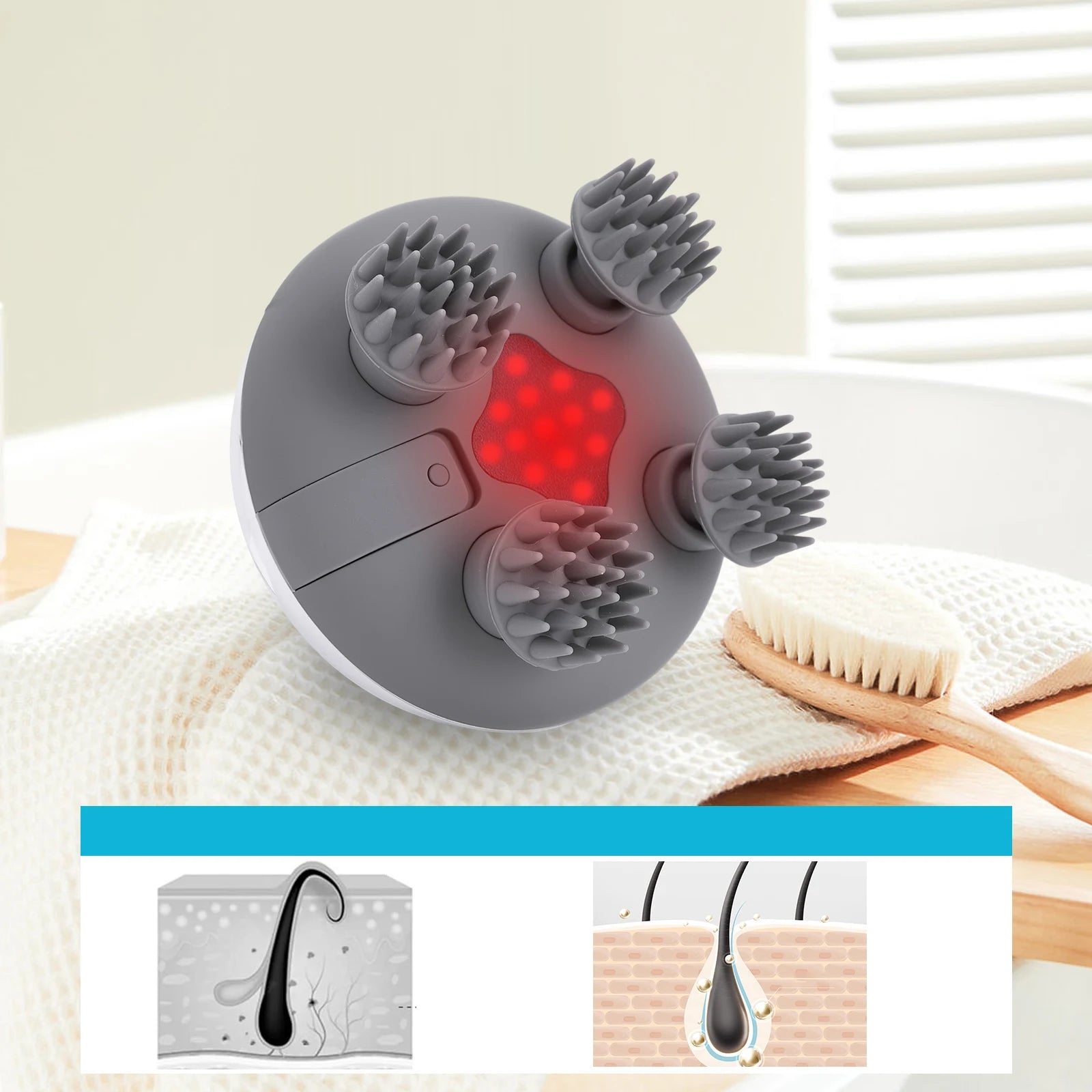 hair growth massager for healthy scalp and strong hair
