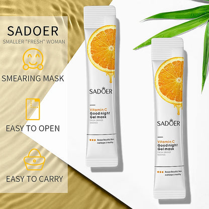 20pcs/box SADOER Sleeping Facial Masks Face Moisturizing Hydrating Anti-aging Whitening Anti Wrinkles Face Mask Facial Skin Care