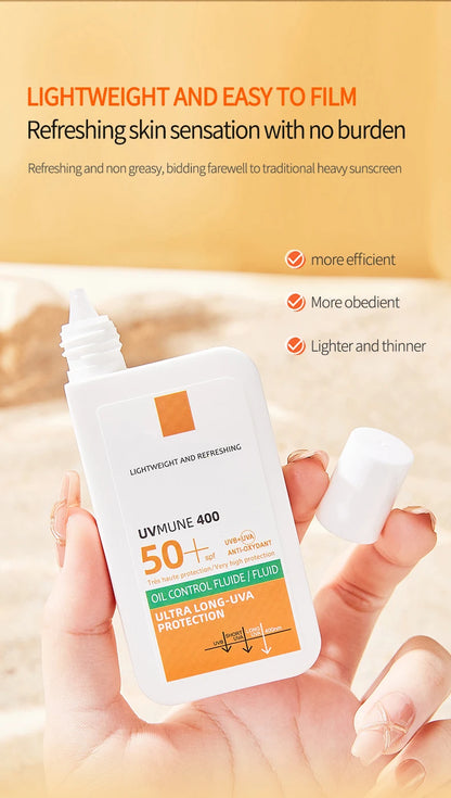 Original SPF50+ Sunscreen Lotion Cream Lasting Moisturizing Refreshing Light and Non Greasy To Prevent Facial and Body Sunburn