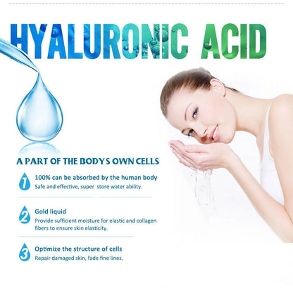 Hyaluronic Acid Serum VC Essence Face Cream Moisturizing Acne Aging & Wrinkles Repair 10PCS