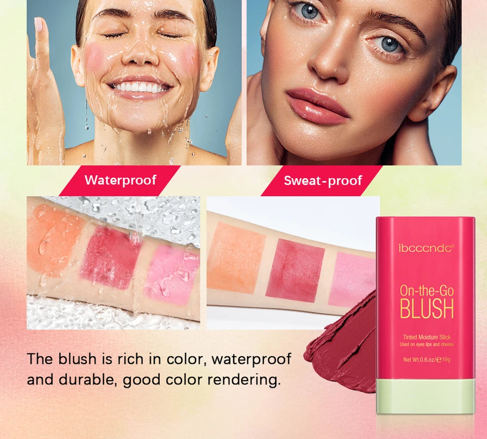Multi‑Use Moisturizer Stick – Blush, Lips & Eyes Creamy Waterproof