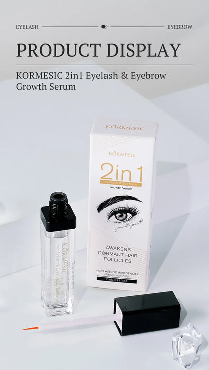 7 jours Sérum de croissance rapide pour cils,  allonge, épais, boucles naturelles, agrandissement, volumumineux, crois